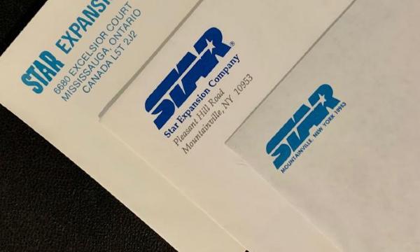 STAR Expansion Company envelopes