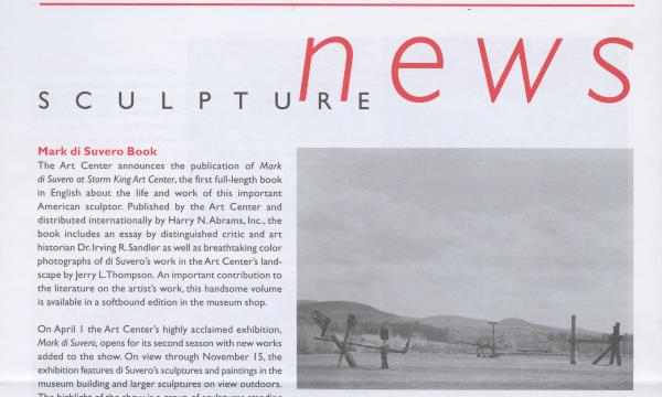 Storm King Art Center Newsletter, Spring 1996