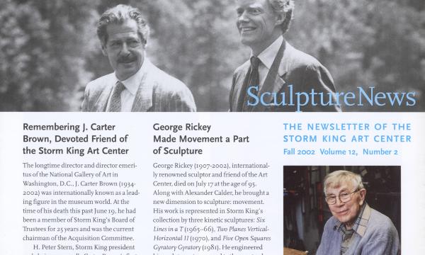 Storm King Art Center Newsletter, Fall 2002