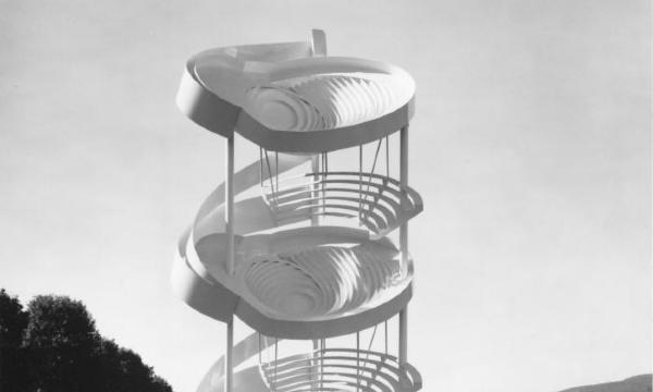 Alice Aycock, <i>Three-Fold Manifestation II</i>, 1987 (refabricated 2006), South Fields (installation view)