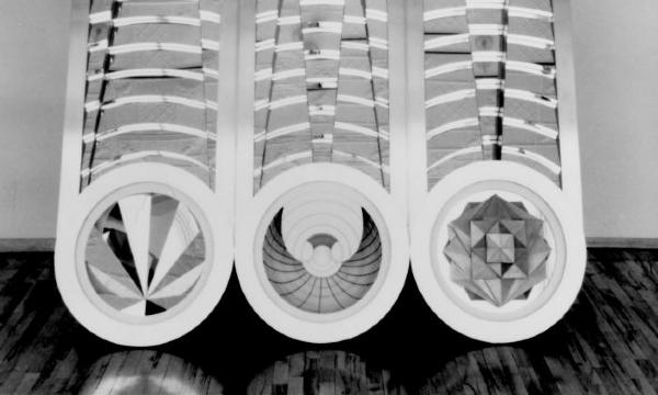 Alice Aycock, <i>The Descent and Reascent of the Soul II</i>, 1988 (installation view, 1990)