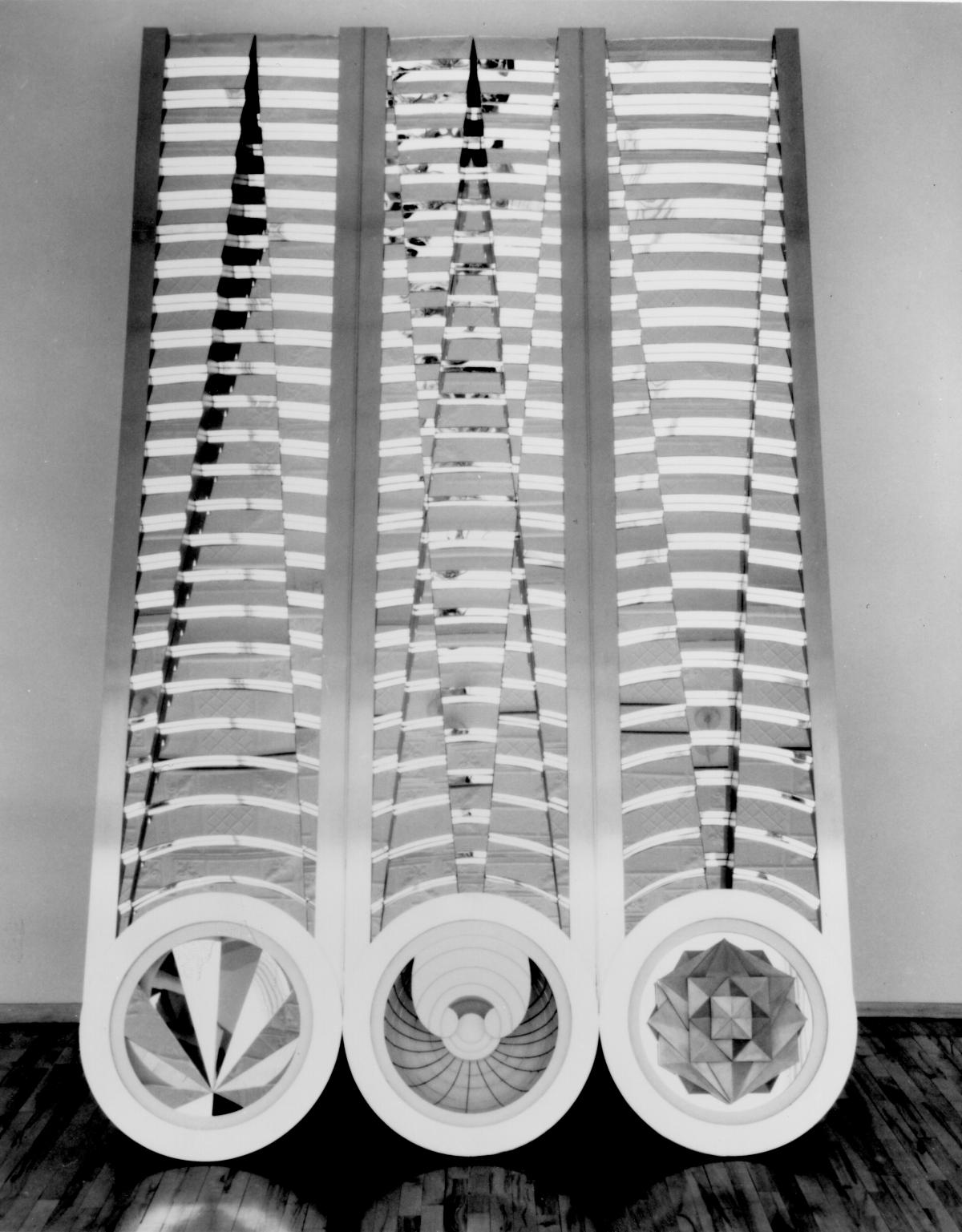 Alice Aycock, <i>The Descent and Reascent of the Soul II</i>, 1988 (installation view, 1990)