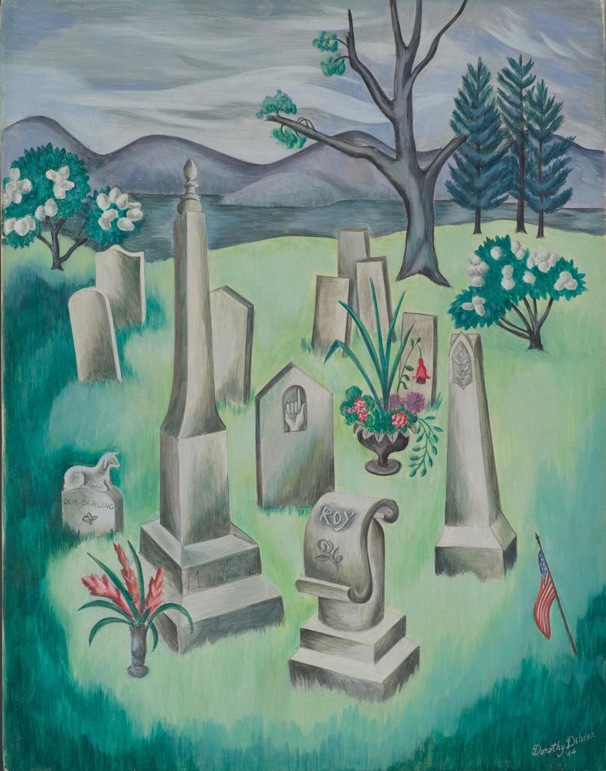 Dorothy Dehner, <em>Bolton Landing Burying Ground</em>, 1944