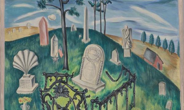 Dorothy Dehner, <em>Saratoga Burying Ground</em>, 1943