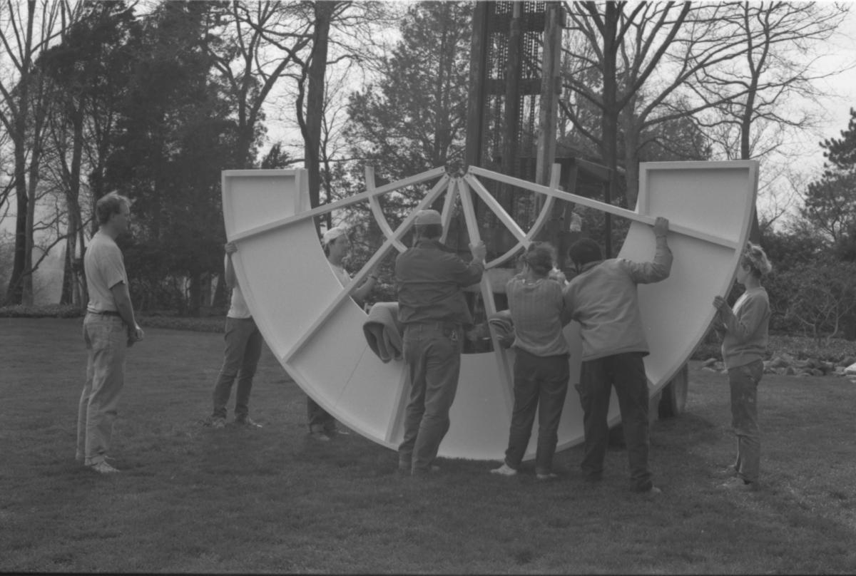 Alice Aycock, <i>Fantasy Sculpture I</i>, 1990 (installation view, 1990)