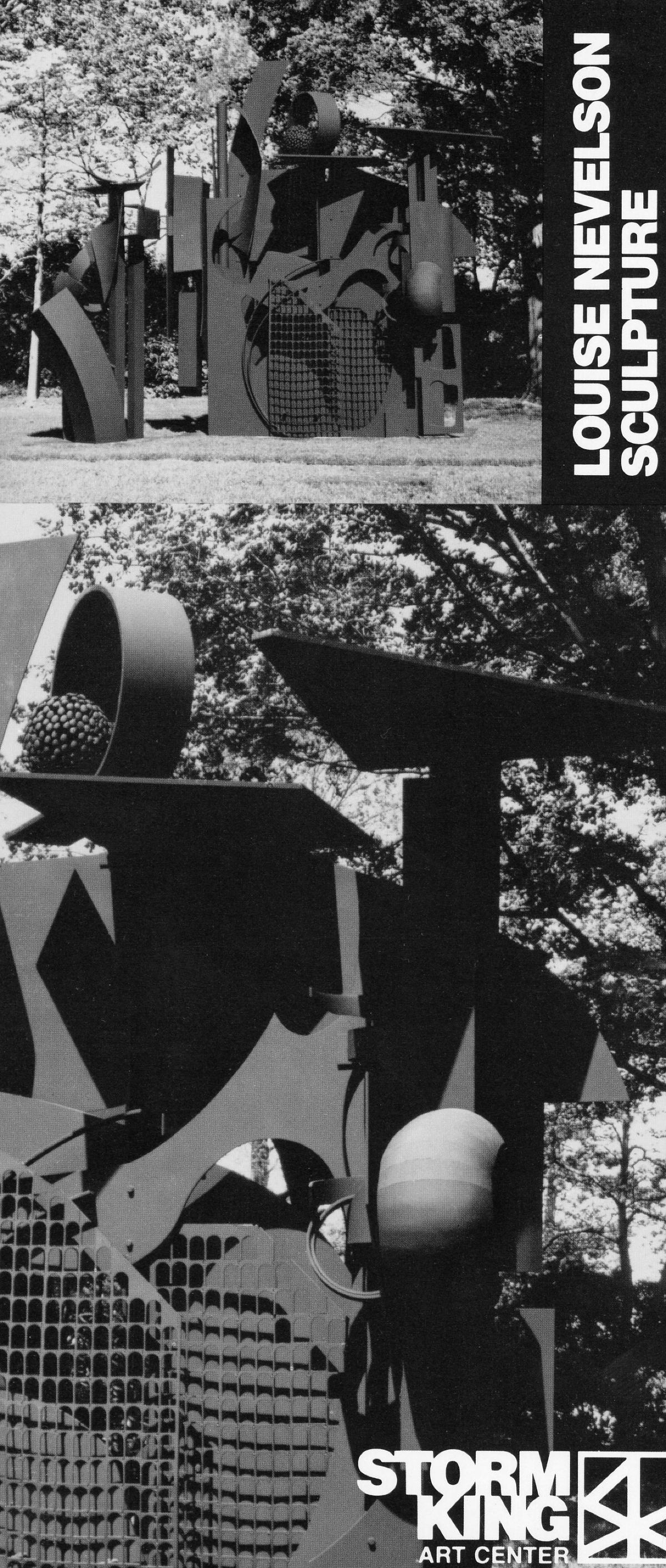 Louise Nevelson: Outdoor Sculptures 1971 – 1983, June 30 – October 31, 1984, exhibition brochure cover