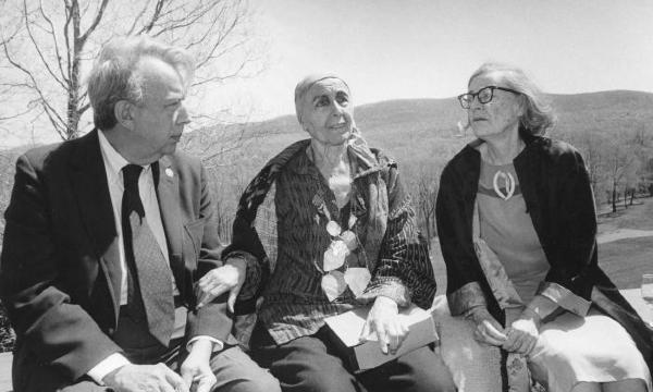 Storm King Art Center&#39;s 25th Anniversary with Bill Liberman, Louise Nevelson and Dorothy Dehner, 1985