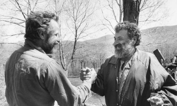 Mark di Suvero and Menashe Kadishman, 1985