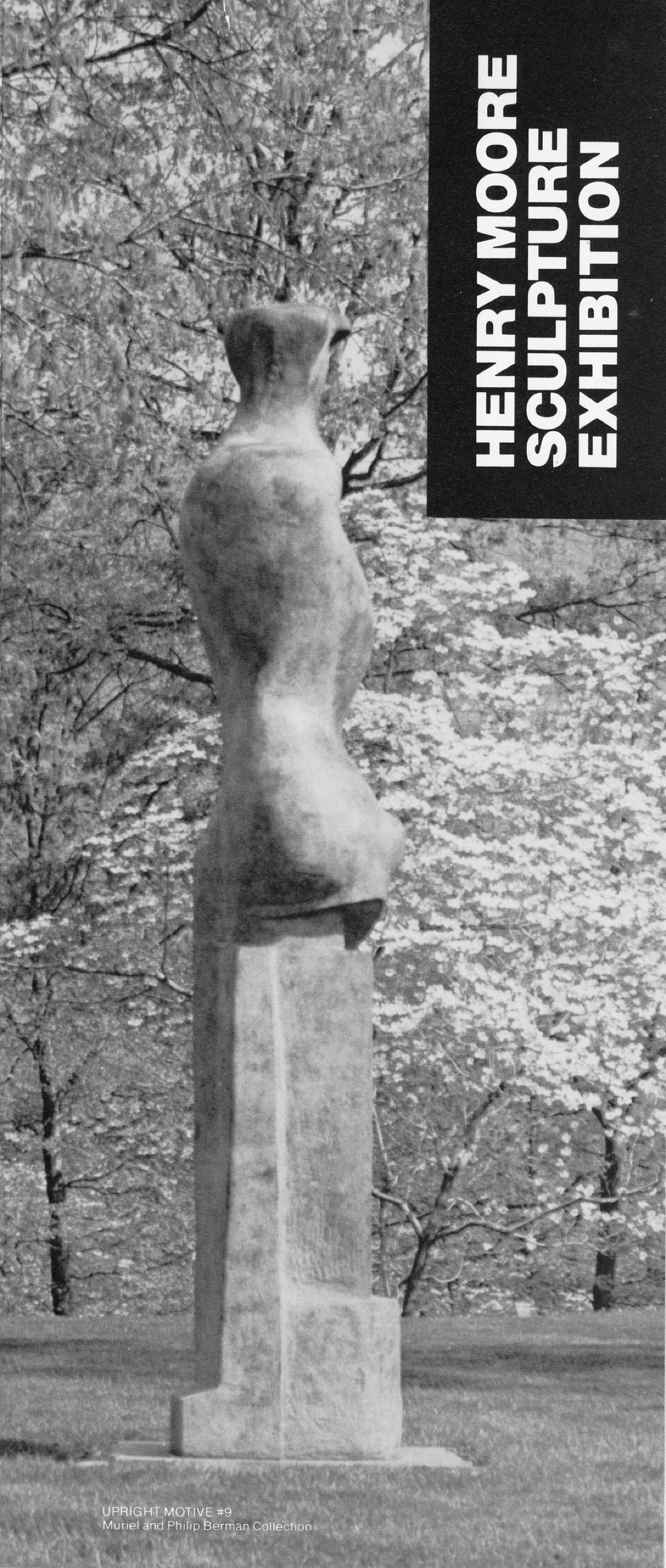 <em>Henry Moore</em>, May 18 – October 31, 1983, exhibition brochure