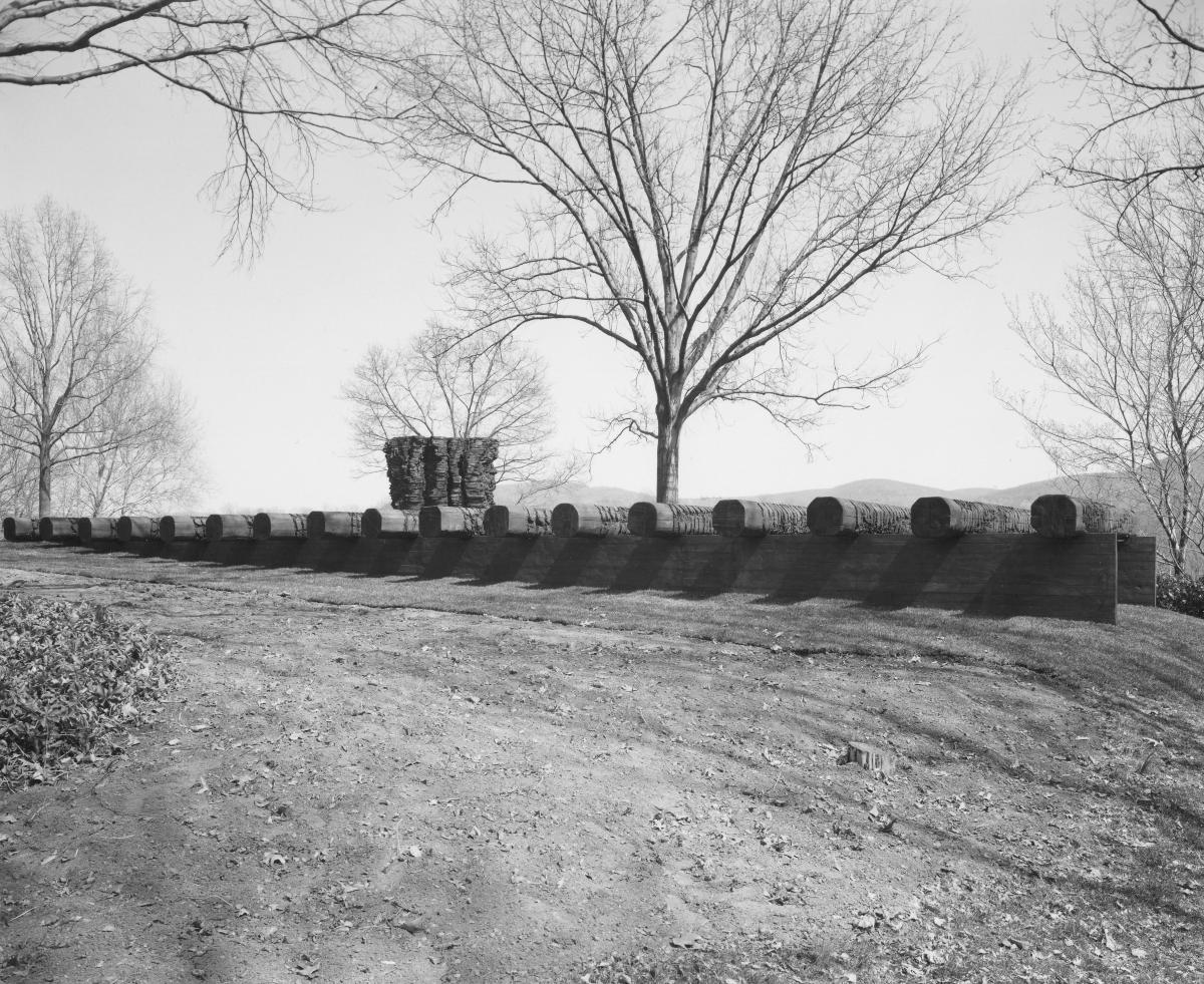 Ursula von Rydingsvard, <em>Land Rollers</em>, 1992 (installation view, 1992)
