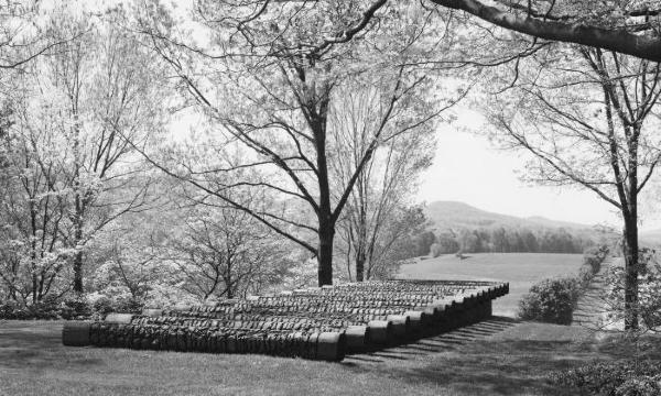 Ursula von Rydingsvard, <em>Land Rollers</em>, 1992 (installation view, 1992)