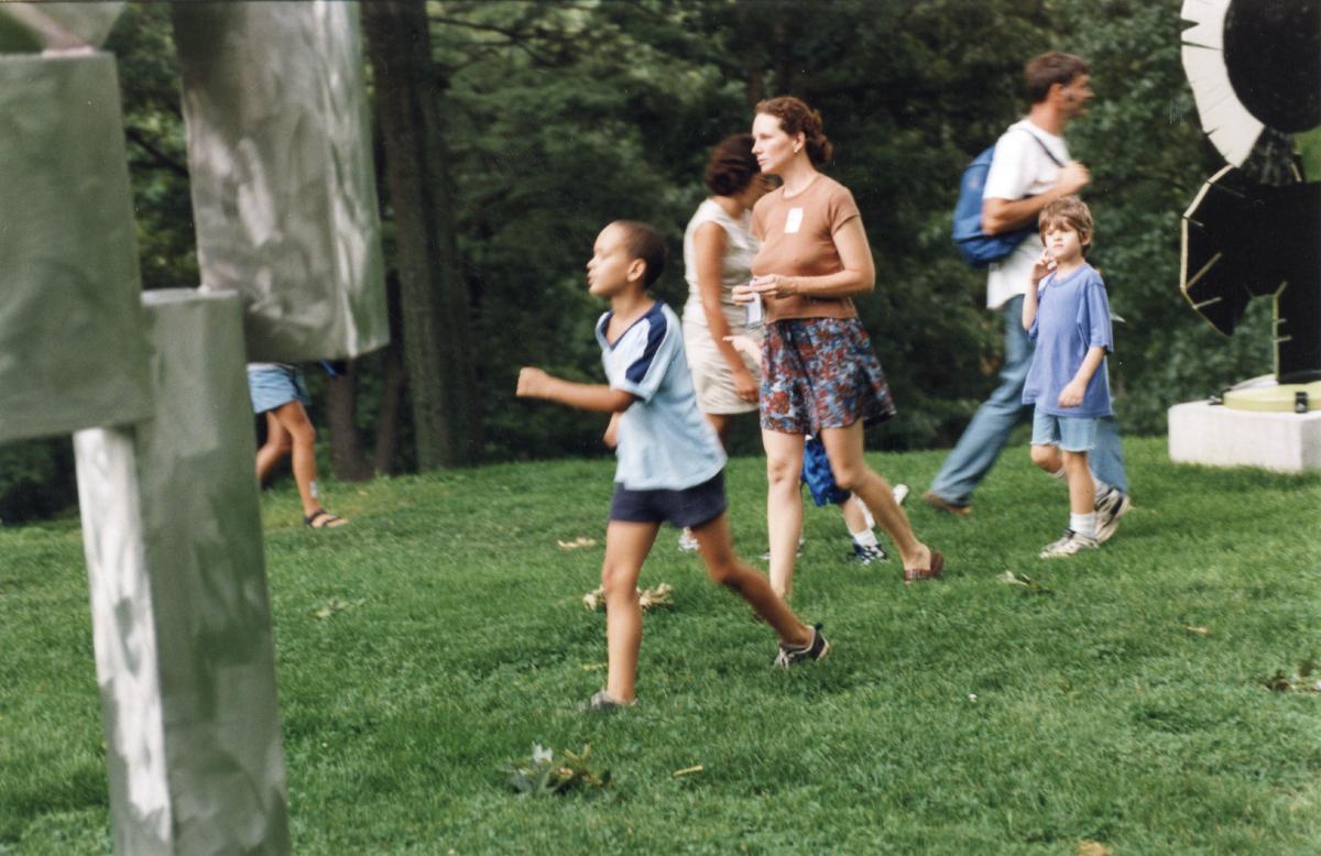 Visitors to Storm King Art Center, 1999