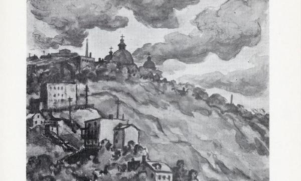 Retrospective Exhibition of Watercolors and Drawings by Grant Reynard, (Loaned by the artist), September 1-November 3, 1963, catalgoue cover